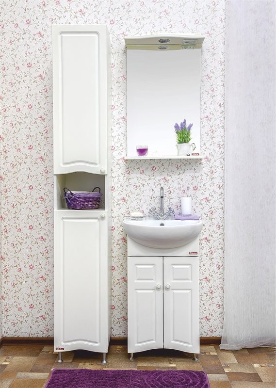 Зеркало Sanflor Софи С02650, 50 с полкой (уценка: скол на задней части)