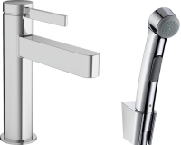Смеситель для раковины Hansgrohe Finoris 110 76210000 с гигиеническим душем, хром