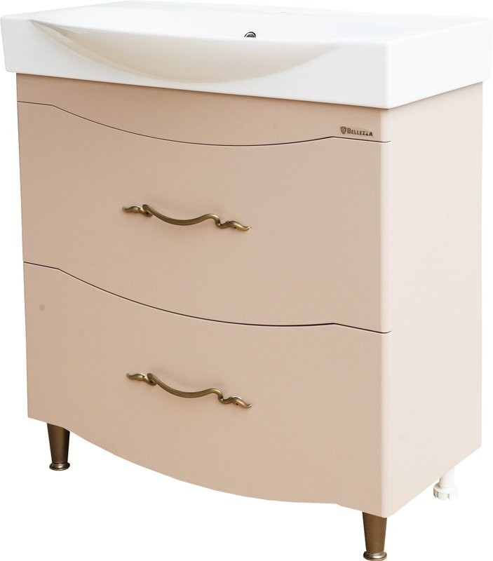 Тумба с раковиной Bellezza Сесилия 85 капучино