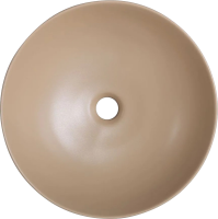 Накладная раковина BelBagno BB1315-H316 бежевая матовая