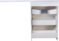 Мебель для ванной комнаты Style Line Даллас 130 L Люкс Plus напольная, белая, 3 ящика, зеркало DIWO Элиста