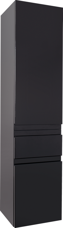 Шкаф пенал для ванной Jacob Delafon Madeleine EB2069G-J52 L черный блестящий