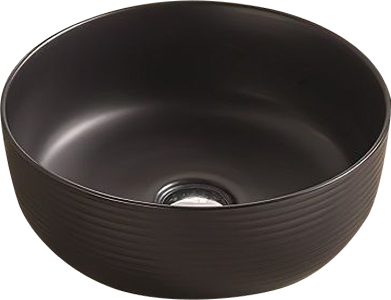 Накладная раковина Art&Max AM-102-MB матовая черная