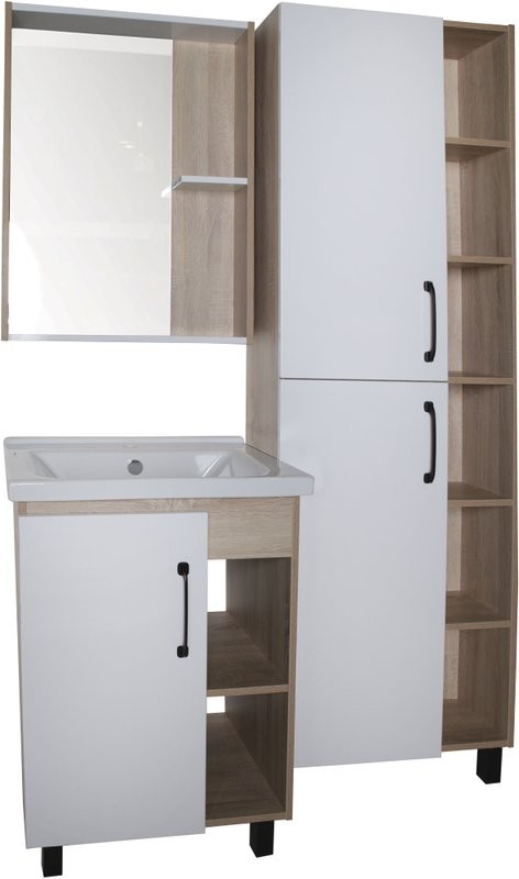 Зеркало ASB-Mebel Адель 60 дуб сонома