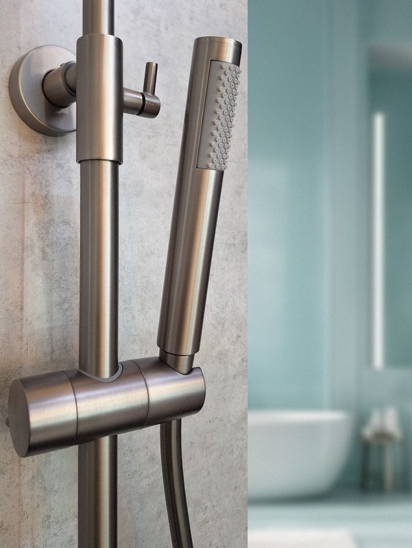 Душевая стойка AltroBagno Unione AltroBagnoUnione030210GM оружейная сталь