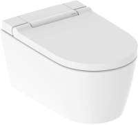 Комплект Умный унитаз Geberit AquaClean Sela 146.224.11.1 альпийский белый + Крепления Duofix 111.815.00.1 к стене + Звукоизоляция + Инсталляция UP 320 111.300.00.5 + Кнопка Sigma 01 115.770.JQ.5 лакированная, матовый хром