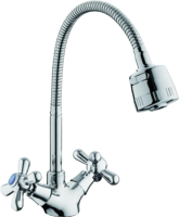 Смеситель для кухни D-lin D153819-T с гибким изливом, хром