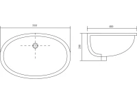 Раковина AQUATEK AQ8091-00 Раковина AQUATEK AQ8091-00