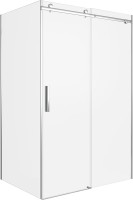 Душевой уголок Good Door Galaxy WTW+SP-C-В 120x90, профиль черный + очиститель для стекол