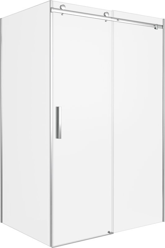 Душевой уголок Good Door Galaxy WTW+SP-C-В 120x90, профиль черный + очиститель для стекол
