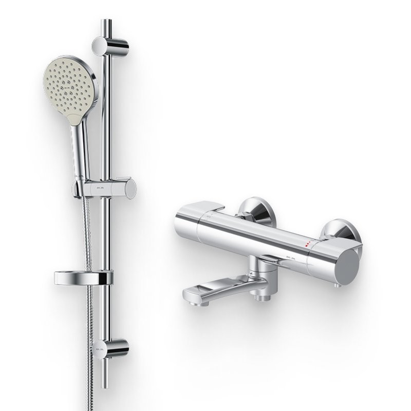 Душевой комплект Термостат AM.PM X-Joy F85A50000 + Гарнитур Like F0180064