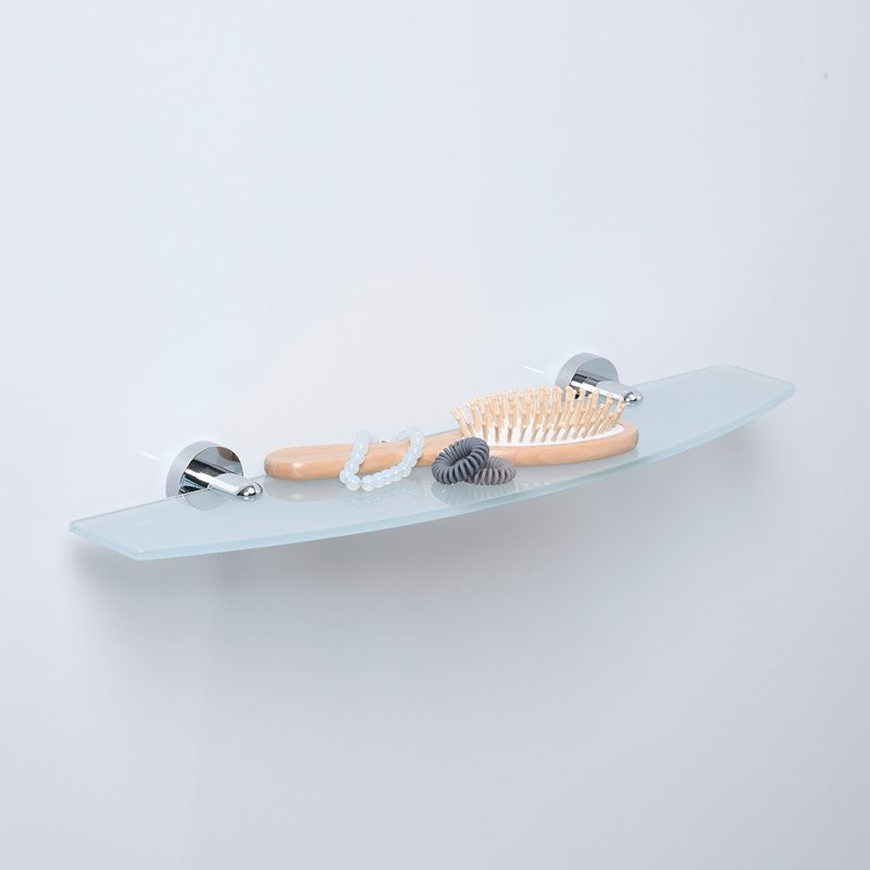 Полка под зеркало Wasserkraft Mosel 46624 50 см, стеклянная