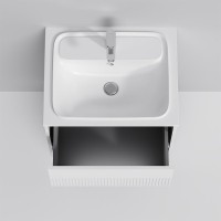 Тумба под раковину без столешницы AM.PM Func 60 белая матовая, с 2 ящиками