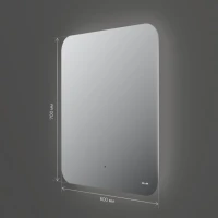 Зеркало AM.PM X-Joy 60x70 с подсветкой Зеркало AM.PM X-Joy 60x70 с подсветкой
