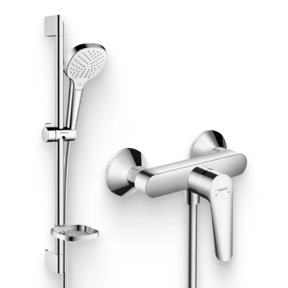Душевой комплект Смеситель для душа Hansgrohe Logis E 71610000 + Гарнитур Croma 26586400