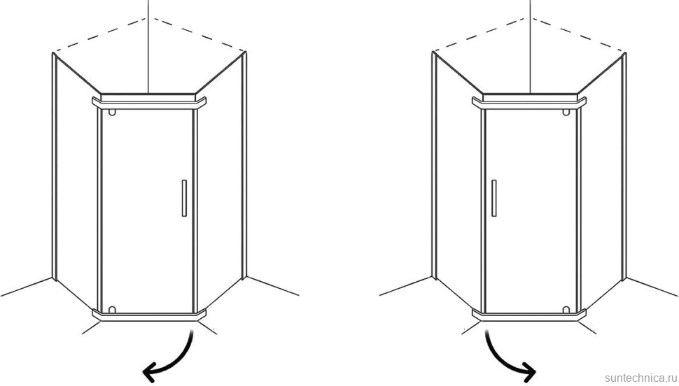 Душевой уголок Alex Baitler AB215-100