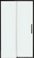 Дверь для душевого уголка Veconi Premium Trento PTD-40B 150 см, профиль черный матовый, стекло прозрачное