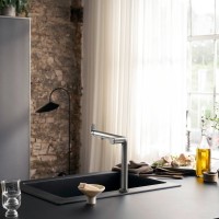 Смеситель для кухни Hansgrohe Aqittura M91 76804800 сталь