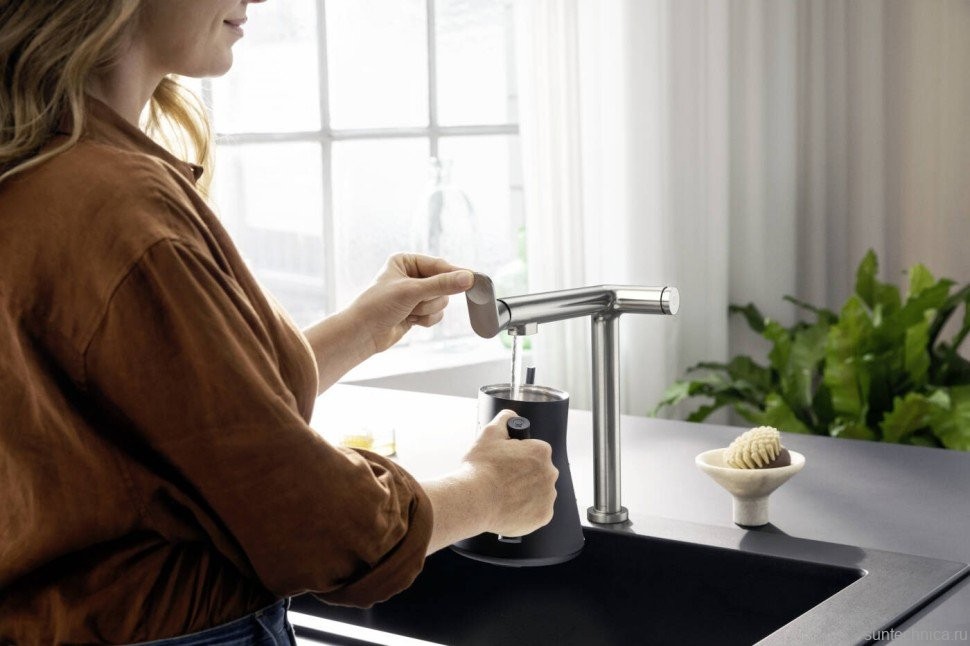 Смеситель для кухни Hansgrohe Aqittura M91 76804800 сталь