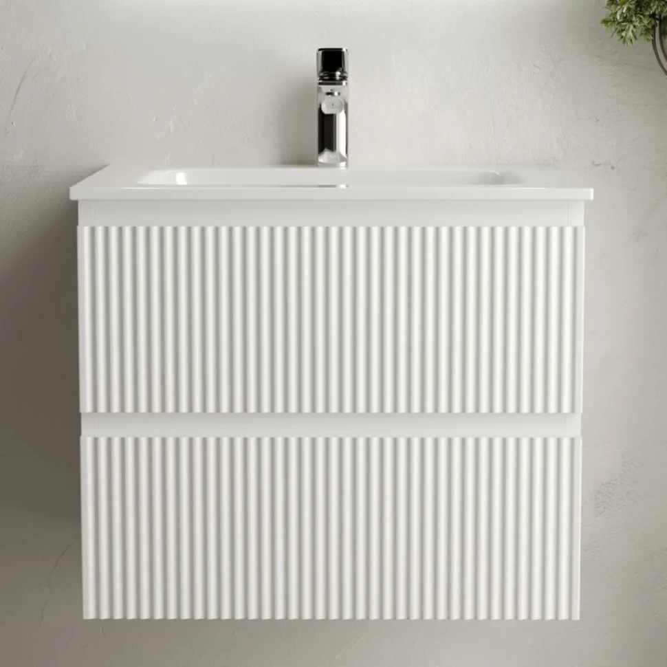 Тумба с раковиной Sancos Snob R 60 см, bianco
