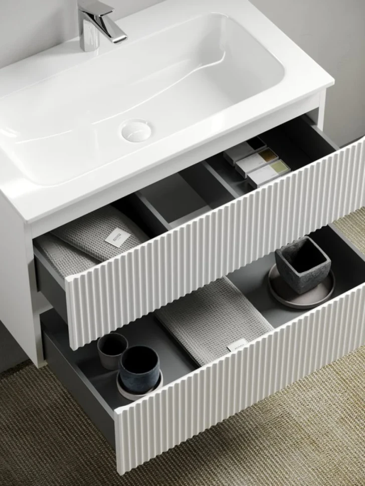 Тумба с раковиной Sancos Snob R 60 см, bianco