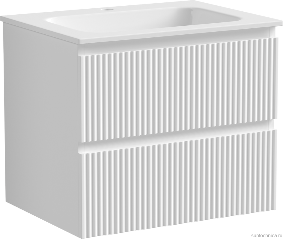 Тумба с раковиной Sancos Snob R 60 см, bianco