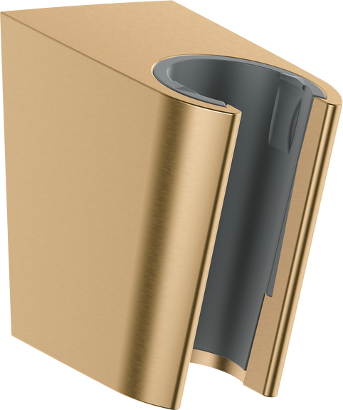 Настенный держатель Hansgrohe Porter S 28331140 матовая бронза