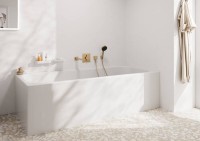 Настенный держатель Hansgrohe Porter S 28331140 матовая бронза
