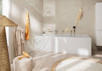 Настенный держатель Hansgrohe Porter S 28331140 матовая бронза