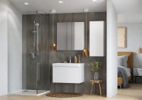 Тумба с раковиной AQUATON Асти 70 белая