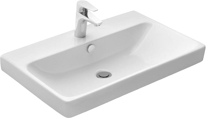 Тумба с раковиной AQUATON Асти 70 белая