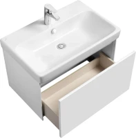 Тумба с раковиной AQUATON Асти 70 белая