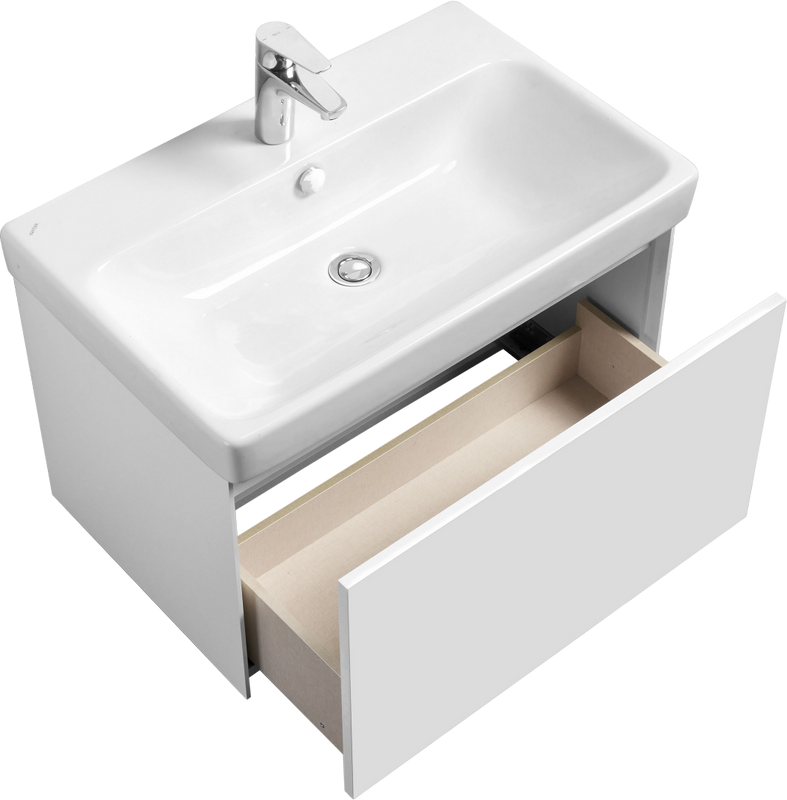Тумба с раковиной AQUATON Асти 70 белая