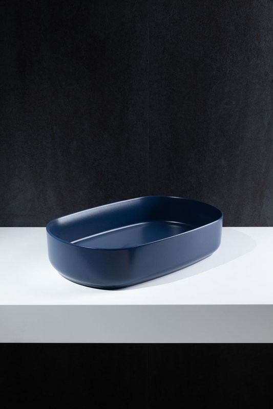 Накладная раковина Allen Brau Fantasy Oval 55x36, индиго
