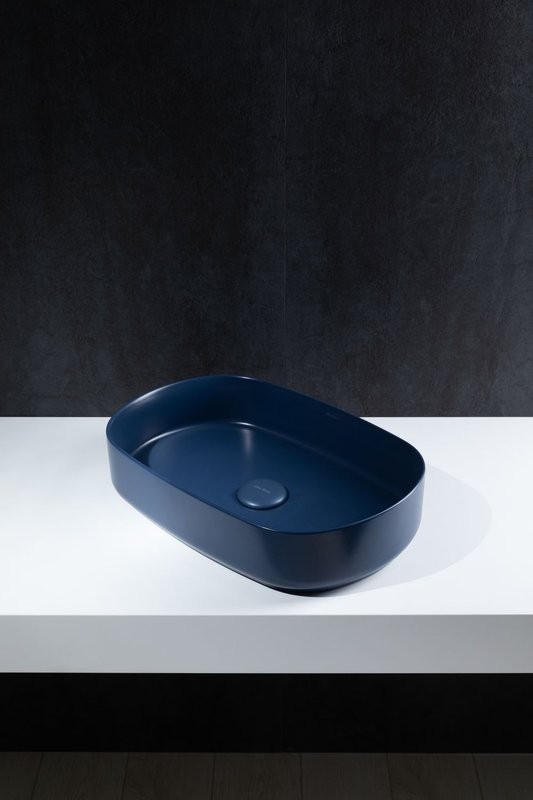 Накладная раковина Allen Brau Fantasy Oval 55x36, индиго
