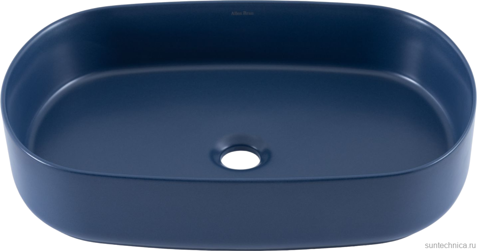 Накладная раковина Allen Brau Fantasy Oval 55x36, индиго