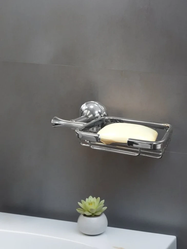 Мыльница AltroBagno Corposo 080710 Cr настенная, хром
