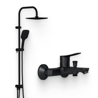 Душевой комплект Смеситель Damixa Galaxy DX7510003 + Стойка Eclipse 931000300 Душевой комплект Смеситель Damixa Galaxy DX7510003 + Стойка Eclipse 931000300