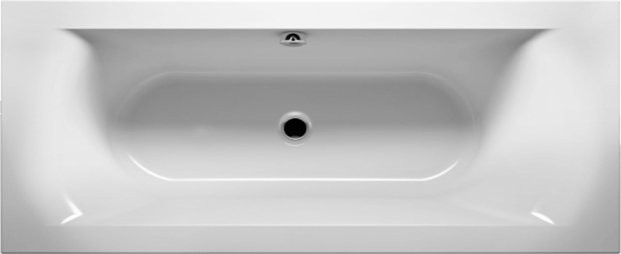 Акриловая ванна Riho Linares R 180x80 см, правая, встраиваемая, белая, на ножках