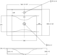 Мебель для ванной комнаты Sanvit Авеню 1 75, белая