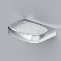 Мыльница AM.PM Sensation A3034200 настенная, керамическая, белая, хром Мыльница AM.PM Sensation A3034200 настенная, керамическая, белая, хром