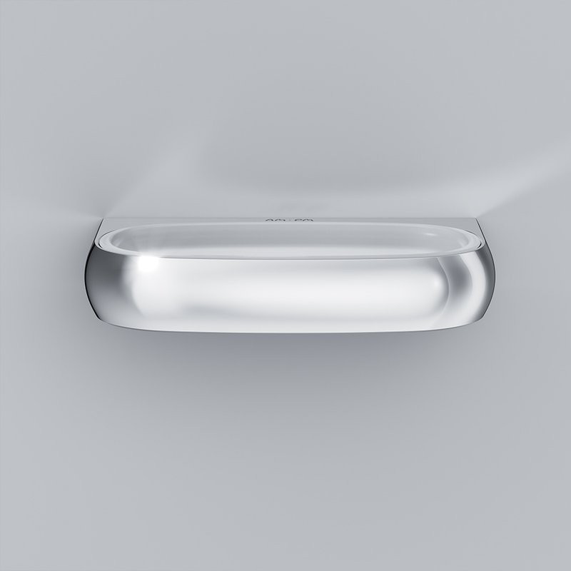 Мыльница AM.PM Sensation A3034200 настенная, керамическая, белая, хром