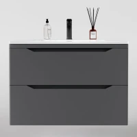 Мебель для ванной комнаты Style Line Марелла 80 подвесная, серая