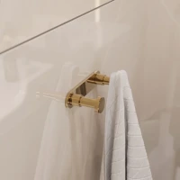 Крючок DEKOR BANYO Alina Gold A40 408 01 02 золото, на шурупах Крючок DEKOR BANYO Alina Gold A40 408 01 02 золото, на шурупах