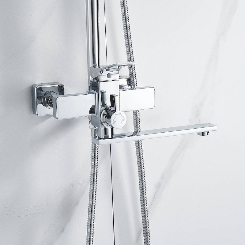 Душевая стойка Shevanik S6136 хром