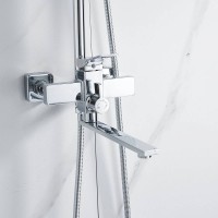 Душевая стойка Shevanik S6136 хром