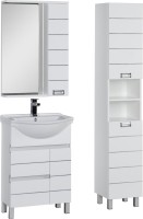 Зеркало Aquanet Доминика 60 белое