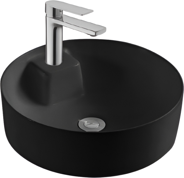 Накладная раковина AQUATEK Европа AQ5212-MB матовая черная