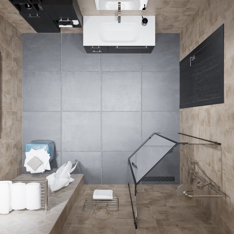 Душевой уголок Triton Дека -Блэк Щ0000059783 90х90