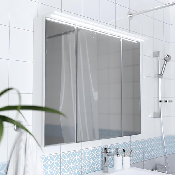 Зеркало-шкаф 1MarKa Соната 90 с подсветкой